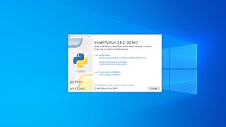 how to install python 3.8.2 on windows 10 (2020)