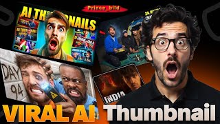 How to Make Viral Thumbnails Using Ai | AI THUMBNAILS | Ai thumbnail maker Best AI Video 