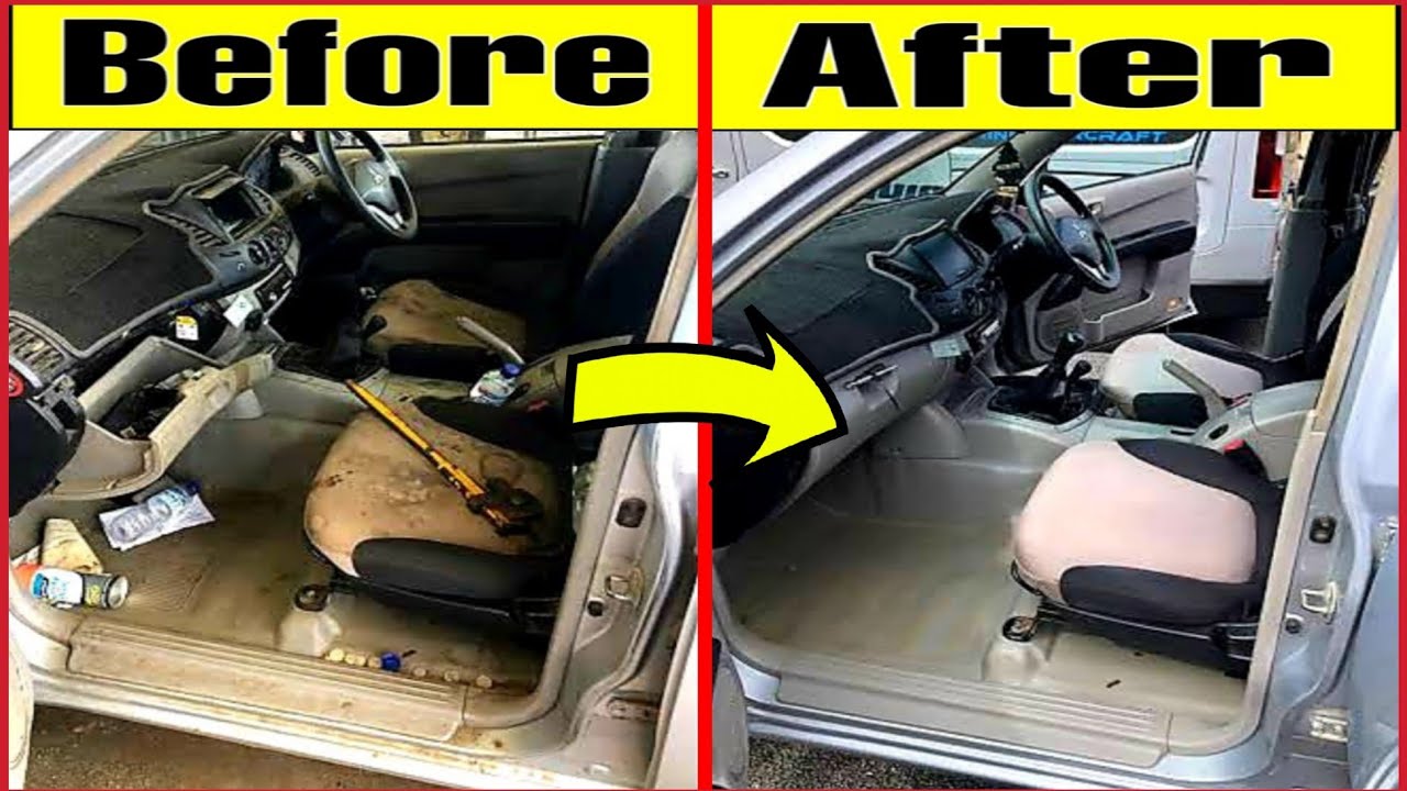 How To Super Clean Your Car Interior At Home! - YouTube