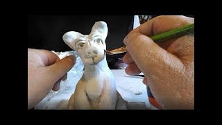 Easy Clay Dog - Step by Step Sculpture Tutorial for Beginners - Air-Dry Clay