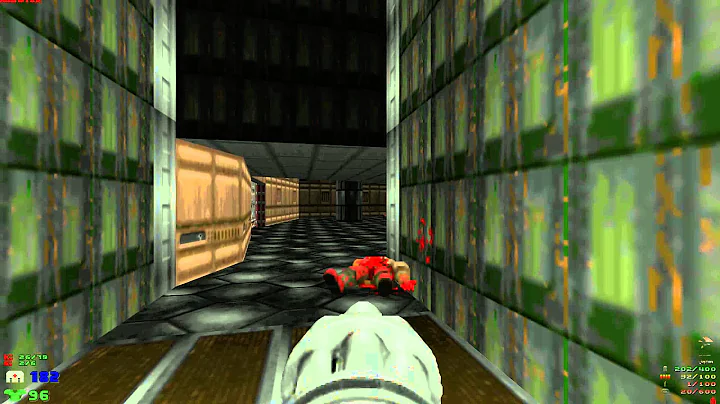 The Ultimate Doom - E1M2 Nuclear Plant - UVMAX 100% Secrets 60fps Uncommented