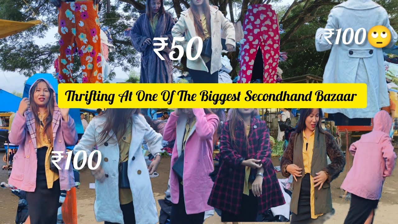 Зимний шопинг в секонд-хенде || Самый большой базар в Чумукедиме, Нагаленд || Всё до 200 рупий😱😱
