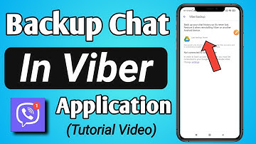 How to Enable Backup Chat on Viber App || Viber app par chat backup kaise kare