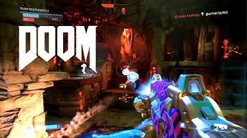 DOOM Closed Beta - Team Deathmatch on Infernal - Gameplay (no commentary) - 60 fps
