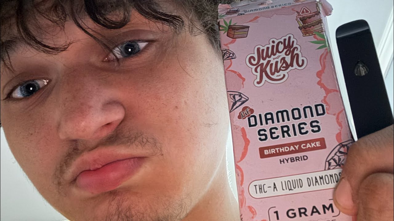 Birthday cake hybrid liquid diamonds  juicy kush 1 gram drained