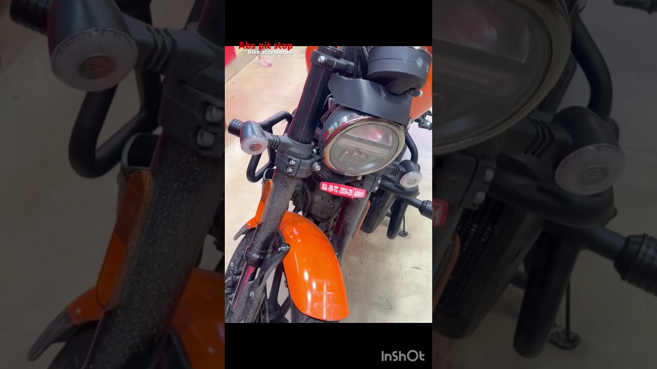 Harley Davidson x440 crash guard with dual sliders  