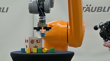 Use powerfull industrial robots like STAUBLI TX2-160 to do waste sorting in sensitive environments