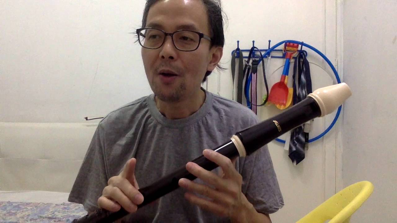 6. How to play tenor recorder : High D and When the Saints Go Marching ...