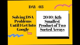 Day 3 of Daily Solving Leetcode Problems Until I Get Into Google