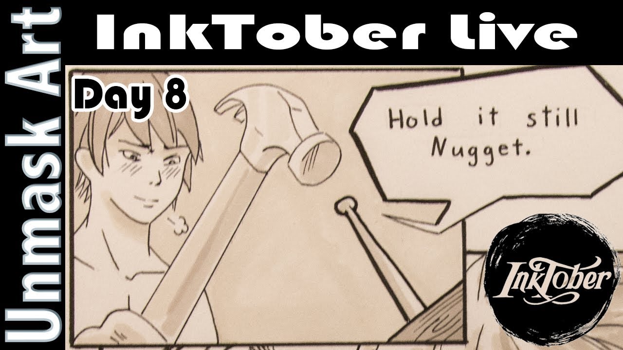 unmasked InkTober 2017 Day 8: Crooked