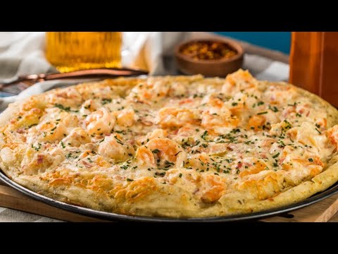 Video: Cómo Hacer Deliciosa Pizza Con Camarones Y Calamares