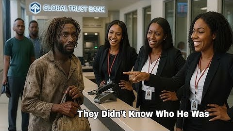 Everyone Ignored the Homeless Man in the Bank — Moments Later, He Revealed He’s the Billionaire CEO