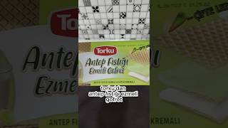 Torku antep fıstığı ezmeli gofret