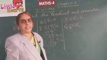CLASS 4 MATHS CHAPTER 6 DIVISION PART 1  ONLINE VIDEO