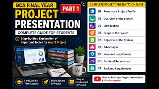 BCA and MCA Final Year Project PPT | Complete Project Presentation Guide for Students | Part 1