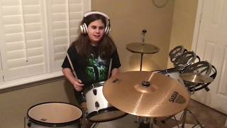Playing drums to BU2B2 by Rush