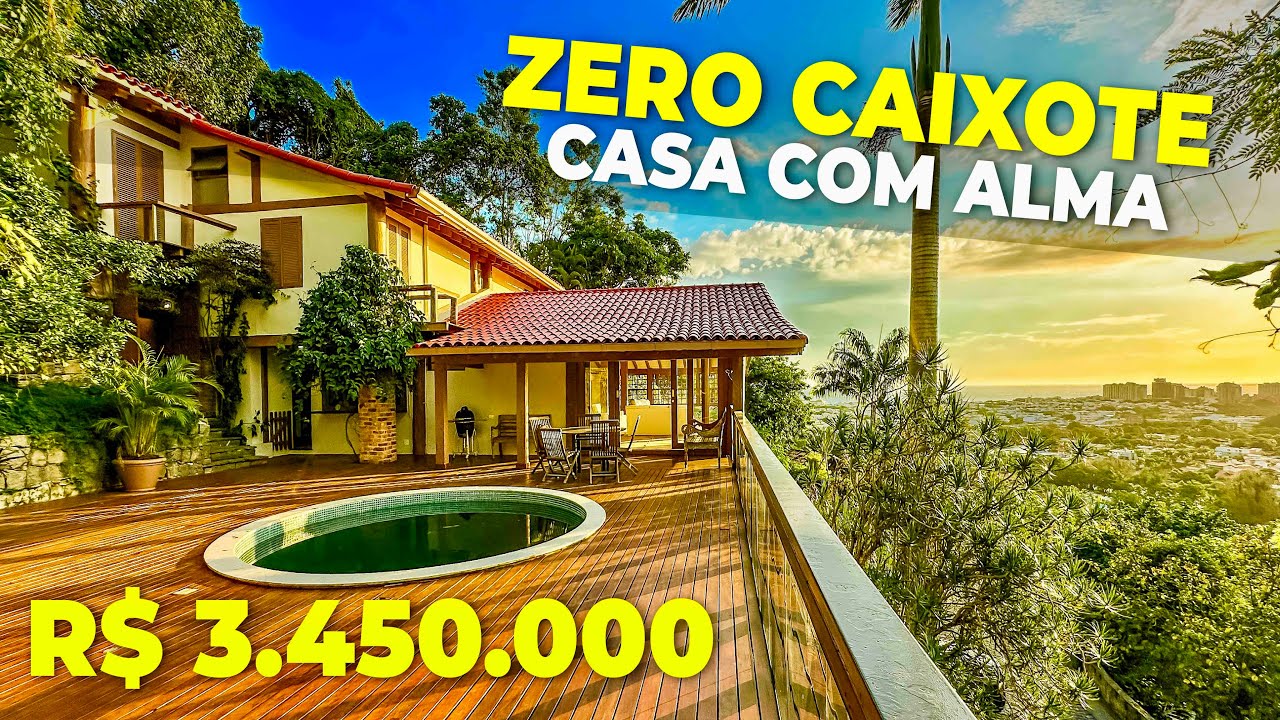 Cansado de 'Casa Caixote'? Obra de Arte de Zanine Caldas no Itanhangá | R$ 3,45 Mi