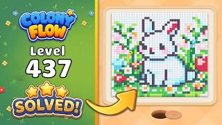 Colony Flow! - Level 437 Walkthrough 🧩 | Solution & Gameplay (ABI GAMES) 🐜