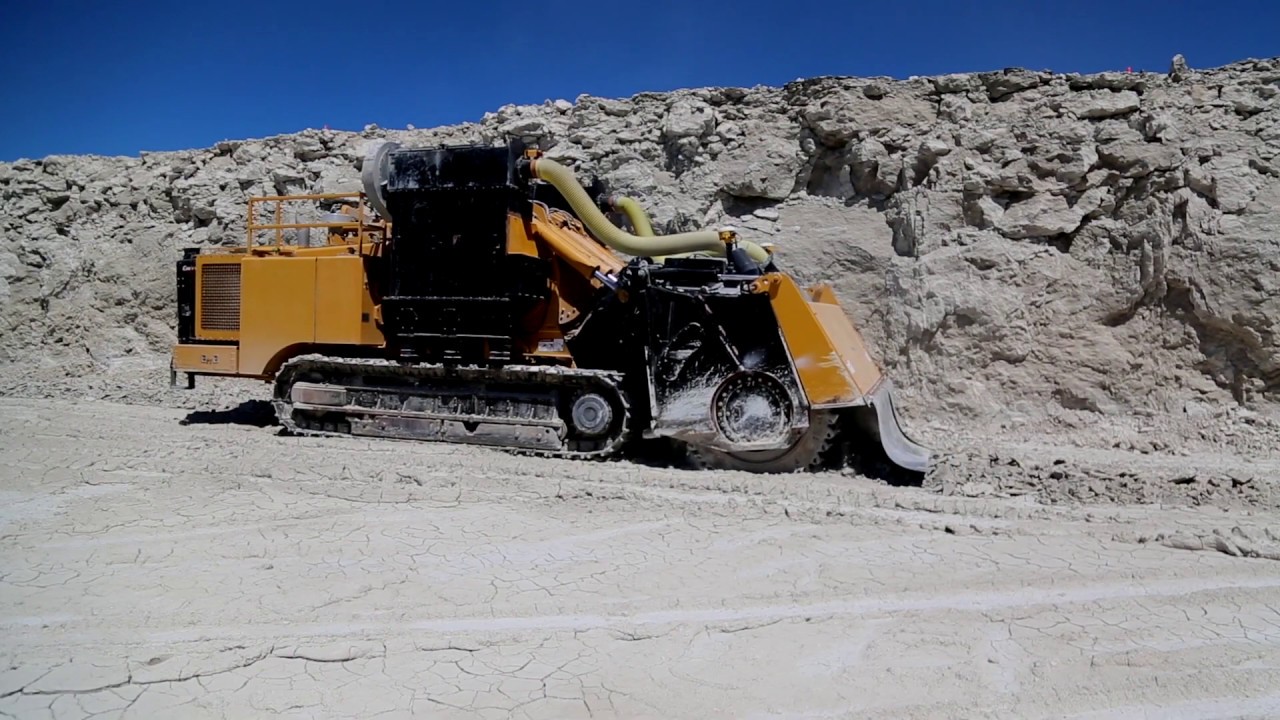 ГОРНЫЙ ФРЕЗЕРНЫЙ КОМБАЙН VERMEER В РАБОТЕ