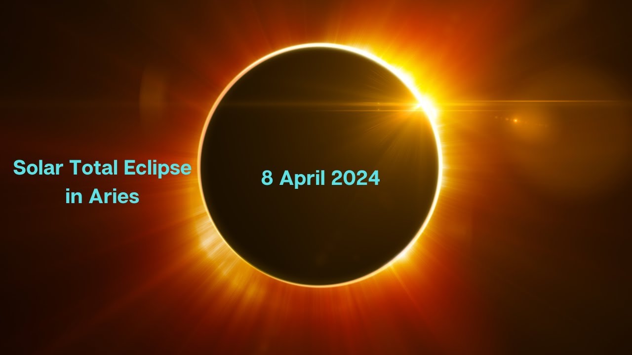 Solar Total Eclipse in Aries I 8 april 2024 - YouTube