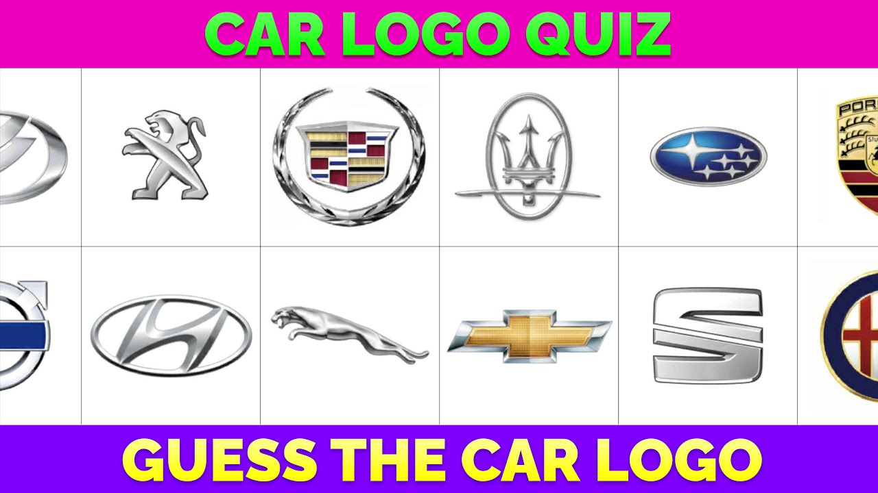 Guess the Car Brand Logo Quiz | 20 Questions with Answers - YouTube