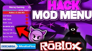 😱EL MEJOR *MOD MENU* 2024 | ROBLOX MOD MENU MEDIAFIRE  ¡Robux, Super Velocidad, Volar Y MAS!