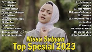 Nissa Sabyan [ Full Album 2023 ]  LAGU SHOLAWAT NABI MERDU TERBARU 2023 Penyejuk Hati