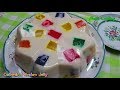 "Cathedral Window Jelly Dessert"