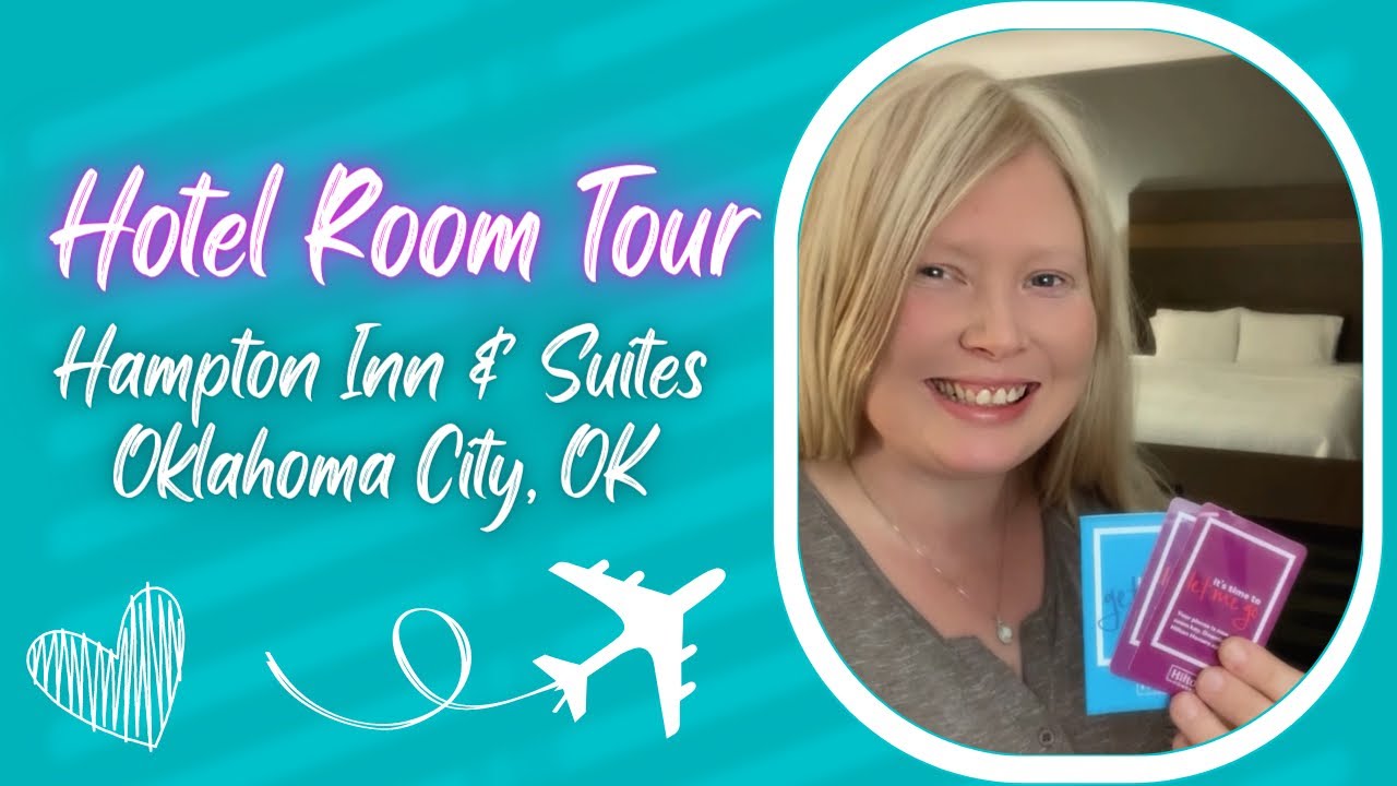 Hotel Room Tour! Hampton Inn and Suites - Oklahoma City Airport, OK