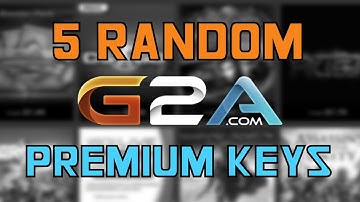 G2A 5 Random Premium Steam Keys Opening
