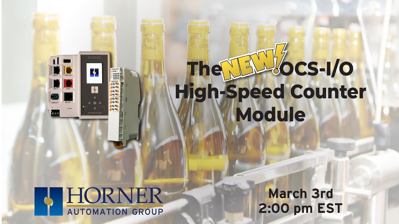 The NEW OCS-I/O High-Speed Counter Module - YouTube