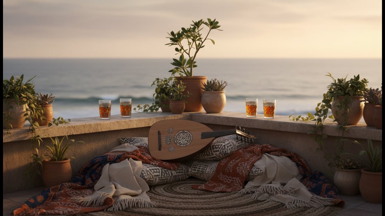 Calm Flamenco Soundscape 🌊 Soft Rhythmic Flow