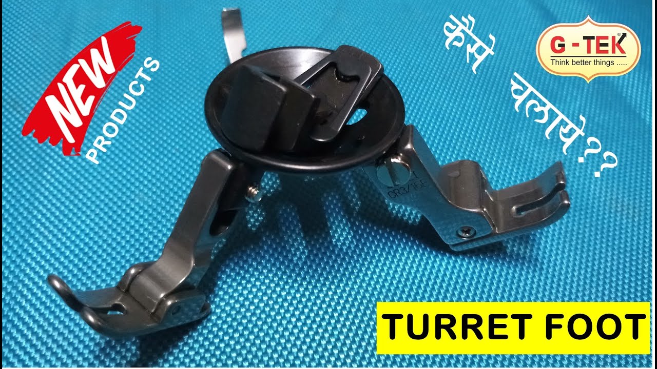 Turret Foot , Industrial Juki Jack Sewing Machine Foot Attachment