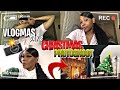 VLOGMAS DAY 8 : FAMILY CHRISTMAS PHOTOSHOOT WATCH ME DO A CURLY SLEEK PONY GRWM