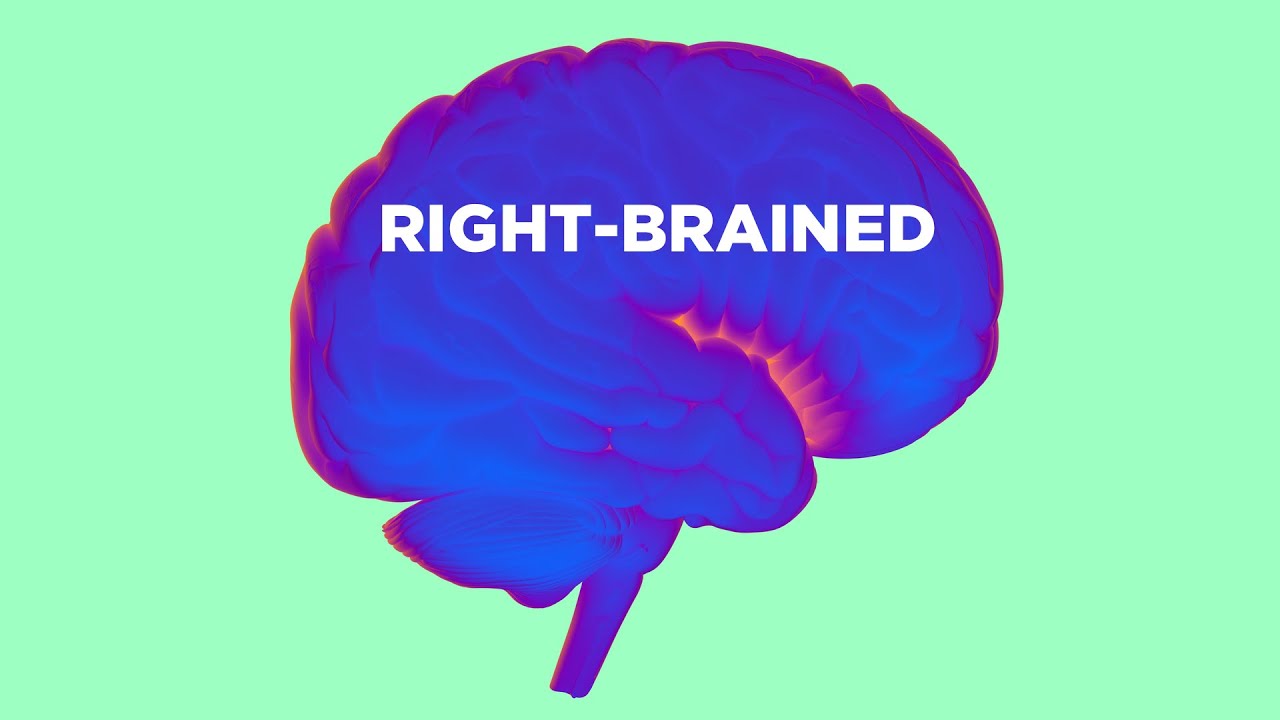 Right brained left brained. Left brain right brain.