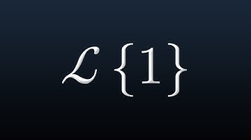 Laplace Transform of 1 (Using the Definition)