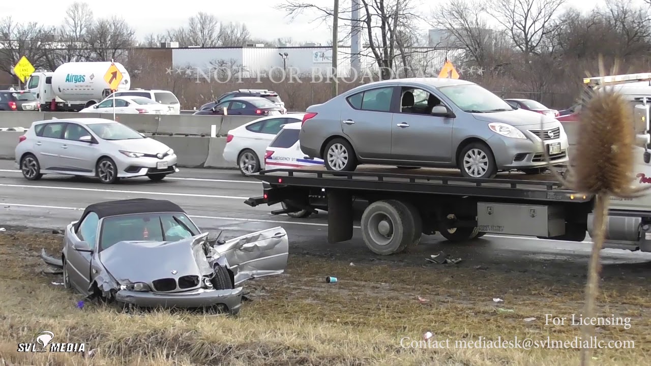 I 270 Roberts Road Vehicle Accident Cleanup Scene Clearing 1 11 2018