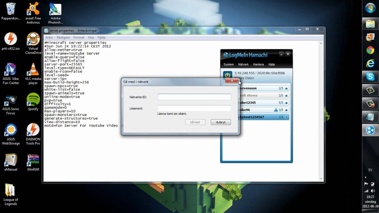 How to Setup A Minecraft Server With Hamachi (Easiest Way) - YouTube