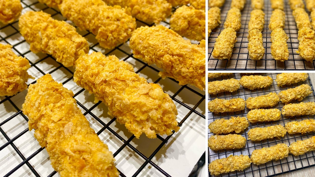 صوابع او اصابع الكورنفلكس بمكونات ساهلة والطعم روعة