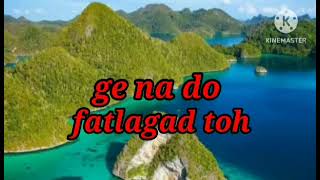 Fatlagad Ge Karaoke By Ptr. Mario Guimba