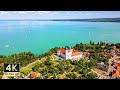 Tihany Lake Balaton Hungary 4K Walking Tour 2023