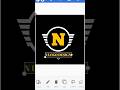 N Logo Design With Wings 🔥 | Gold & Black Professional Logo | Pixelab Ustad #shorts