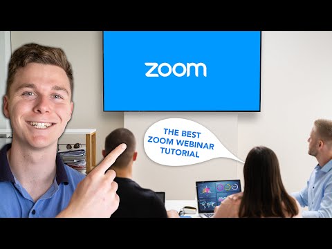 How to run a Zoom Webinar - Schedule & Practice Presentation | Updated for 2022