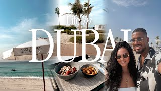 LIVING IN DUBAI VLOG / Nikki Beach Work Day &amp; Trying Cheeseburger Spring Rolls at Cheesecake Factory