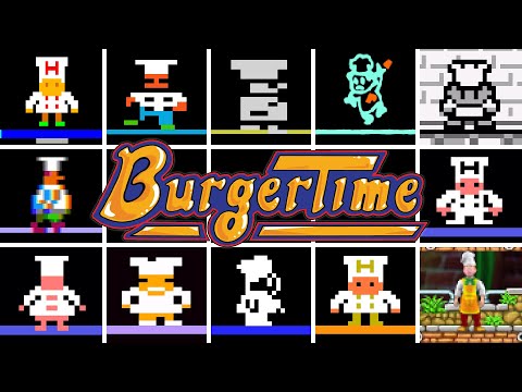 BurgerTime - Versions Comparison (HD 60 FPS)