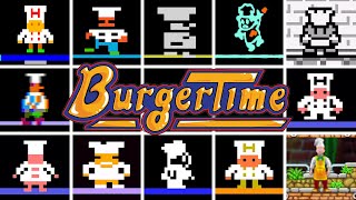 BurgerTime - Versions Comparison (HD 60 FPS)