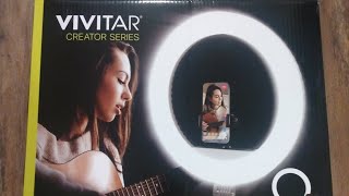 Vivitar 18inch  Ring Light Review