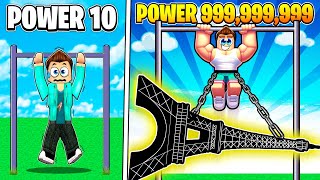 i BECAME STRONGEST💪IN PULL UP SIMULATOR ROBLOX!