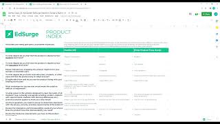 Finding and Evaluating EdTech Products using EdSurge List and Decision Rubric