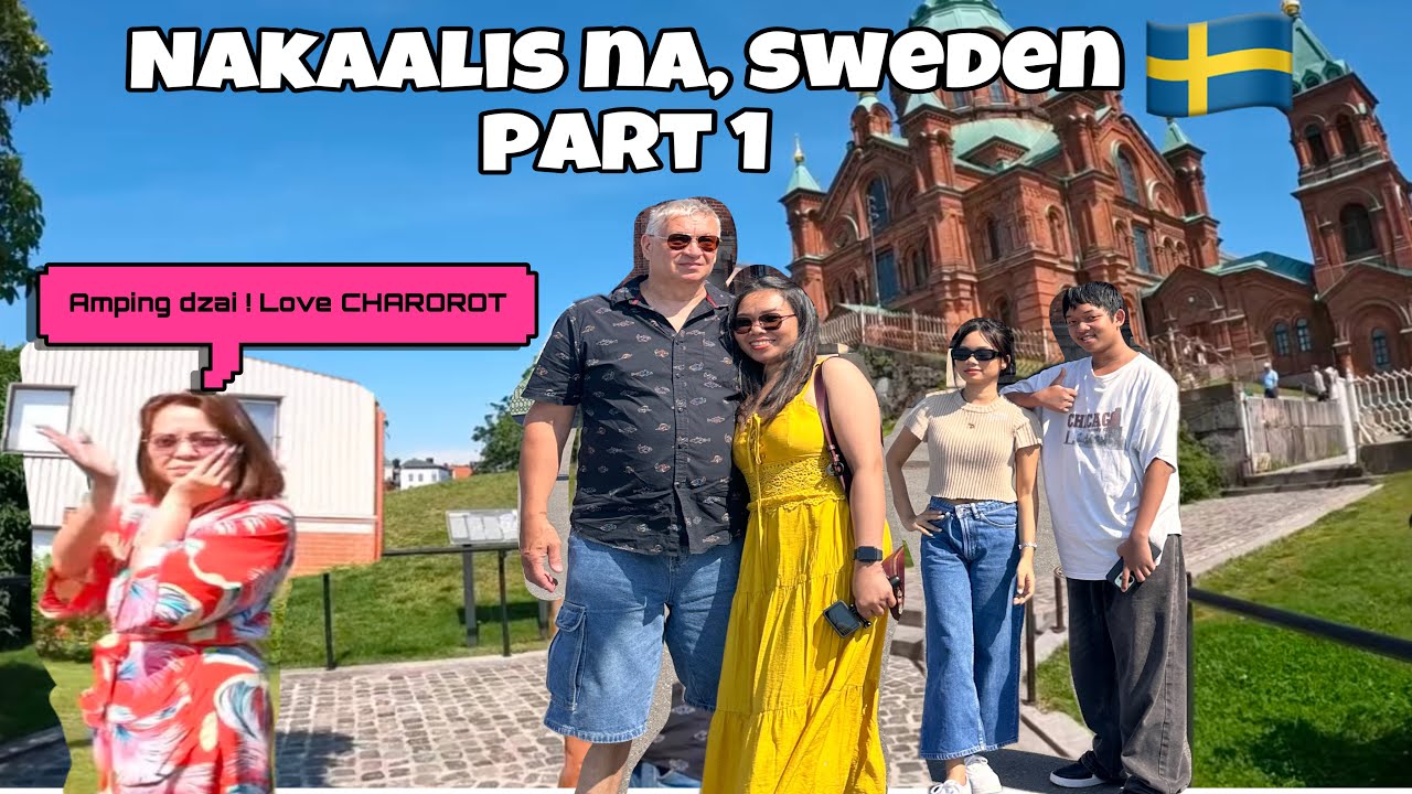 HELLO SWEDEN PART 1| UMALIS NA NG BAHAY| FINLAND VLOG | FILIPINO FAMILY